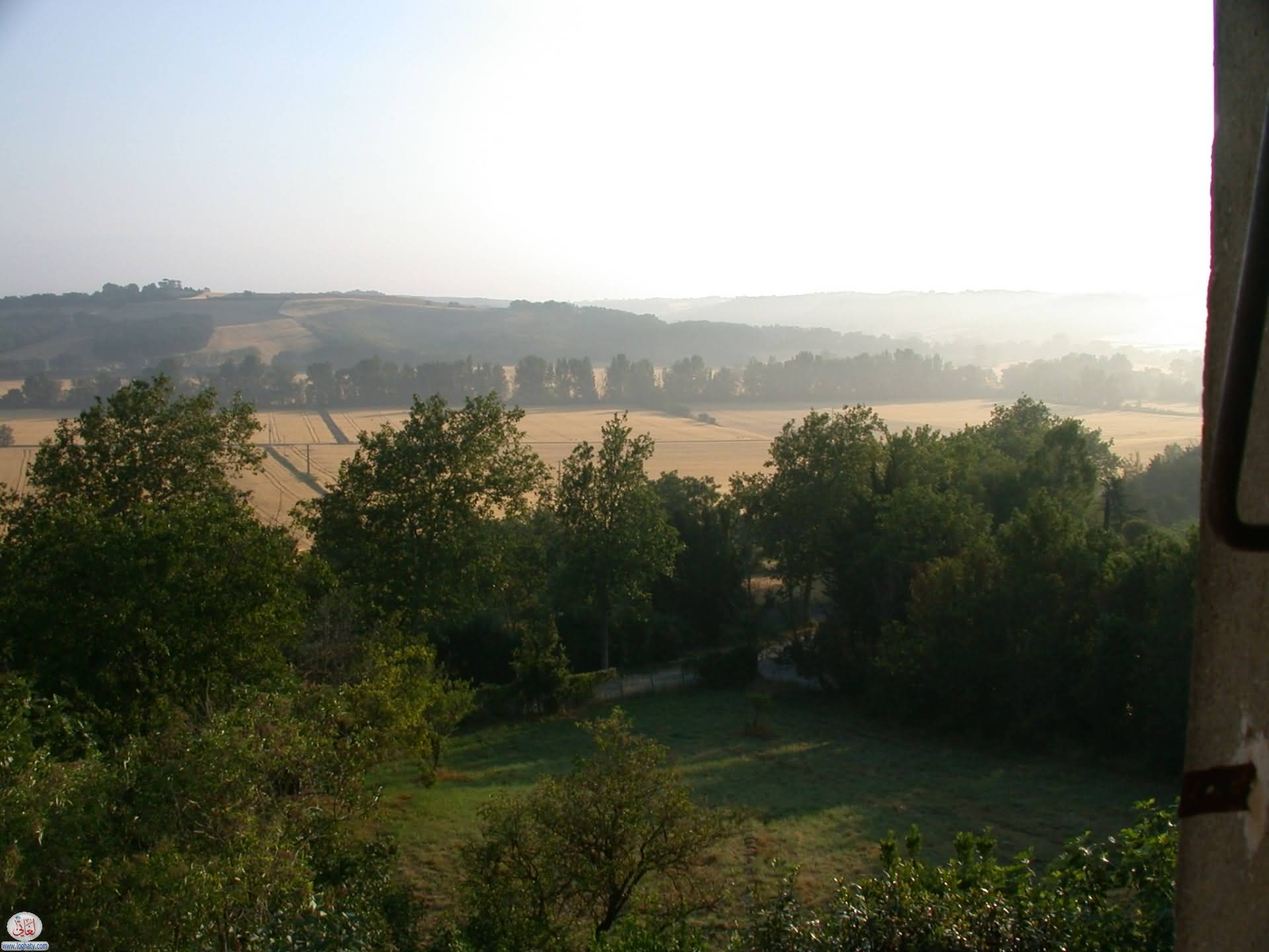 Sunrise in the country, France